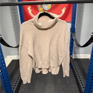 SHEIN Light Brown Turtleneck Sweater